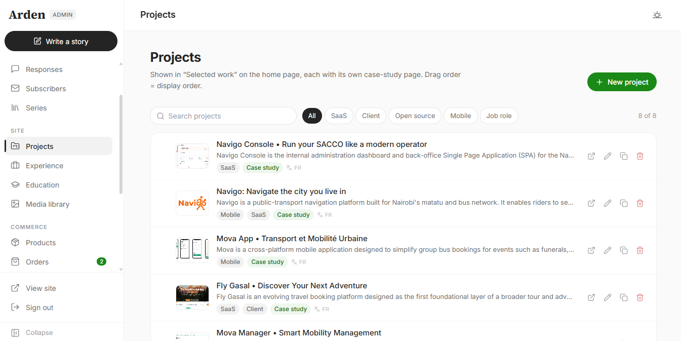 Projects